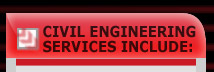 top of civil engineering services included box
